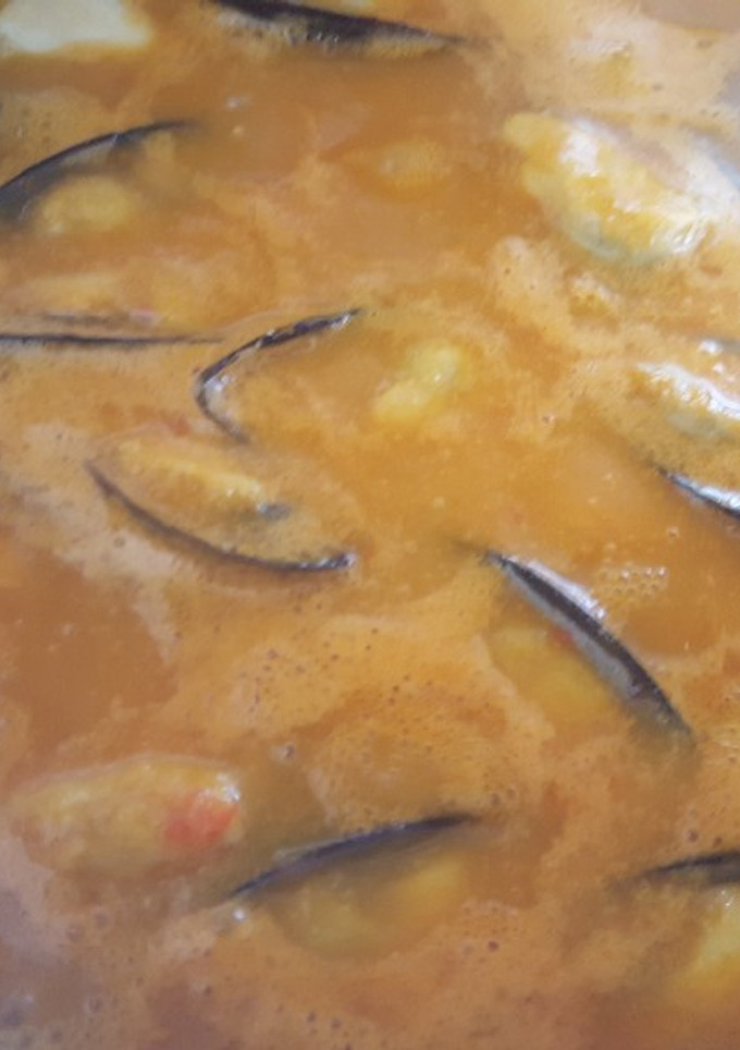 Una foto de Mejillones en salsa picante