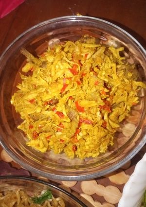 Foto resep Ayam suwir bumbu pedas