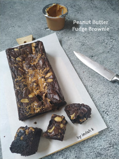 Foto resep Peanut Butter Fudge Brownie
