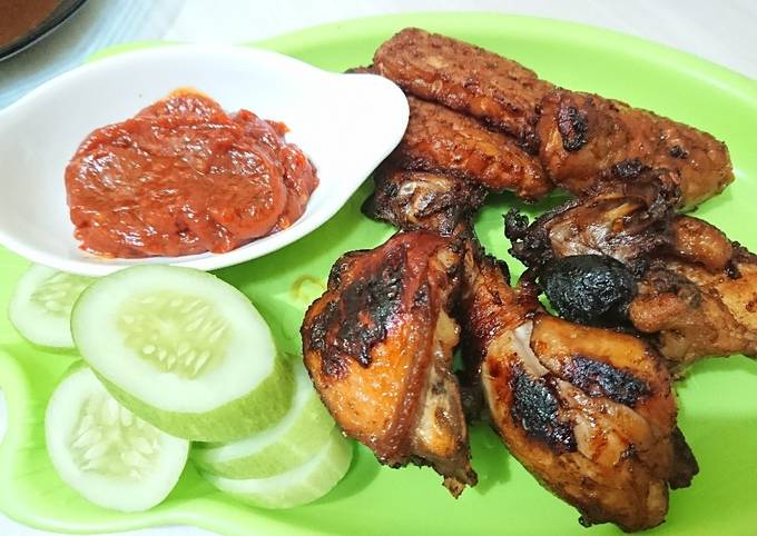 Ayam tempe bacem goreng