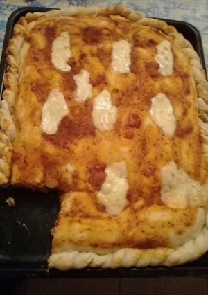 Una foto de Pizza rellena