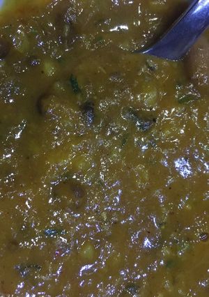 A picture of Boiled Moong daal.