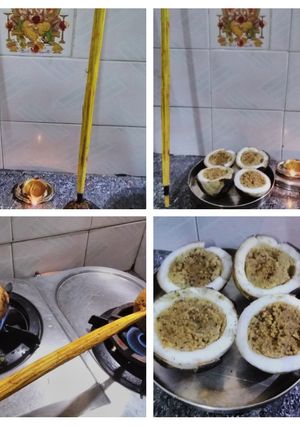 தேங்காய் சுடும் நோம்பி ஆடி 1(thengai suttathu recipe in tamil) செய்முறை முக்கிய புகைப்படம்