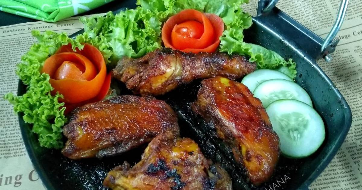 Resep Ayam Bakar Kecap (Teflon) oleh Syifa_hana Cookpad