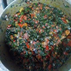 A picture of Vegetable sauce.
