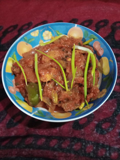 Indiai gombàs lecsó 🇳🇪#A nyár ízei recept fotója
