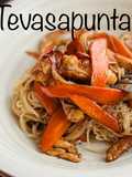 Noodles de arroz con pollo y zanahorias 🥕 🐣 🥕 🐣 🌾
