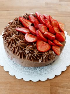 Csokis nuttelás torta recept fotója