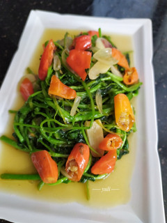 Foto resep Tumis pedas selada air