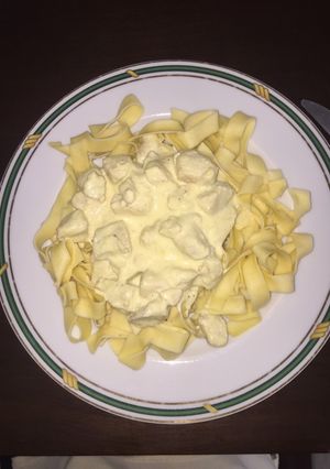 Une photo de Tagliatelles au poulet