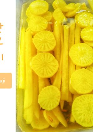 Foto resep Danmuji (단무지) Acar Lobak Kuning