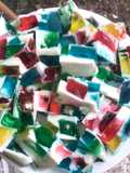 Stain glass jello bars EASY