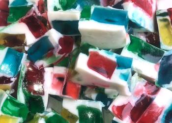 Easiest Way to Recipe Tasty Stain glass jello bars EASY