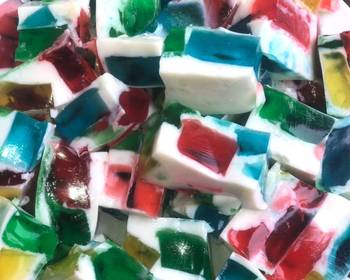 Popular Cuisine Stain glass jello bars EASY Delicious