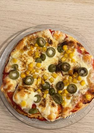 صورة لوصفة بيتزا 🍕