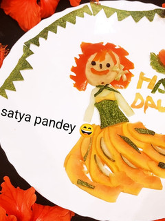 फ्रूट ग्रीटिंग (fruit grating recipe in Hindi) रेसिपी मुख्य फोटो