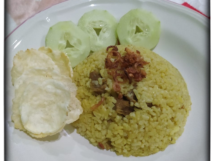 Anti Ribet, Buat Nasi Kebuli Daging Sapi Yang Mudah