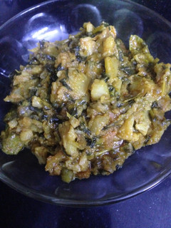 A picture of Methi aloo gobii.