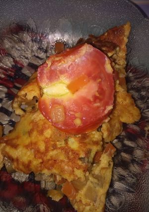 Foto resep Omlete sayur