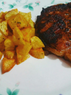 Una foto de Chuletas de cerdo con salsa agridulce!