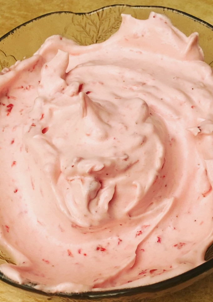 Una foto de Mousse de Frutillas