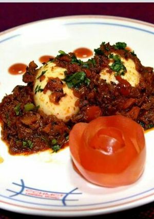 A picture of Roast egg.