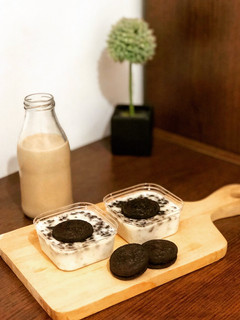 Foto resep Milky Oreo Pudding with Mocca Vla