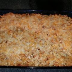A picture of Beef & Broccoli Stuffing Casserole.