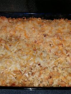 A picture of Beef & Broccoli Stuffing Casserole.