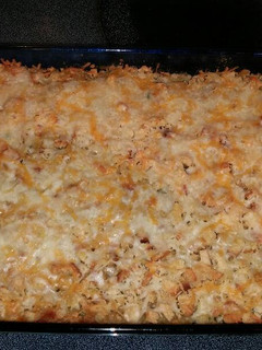 A picture of Beef & Broccoli Stuffing Casserole.