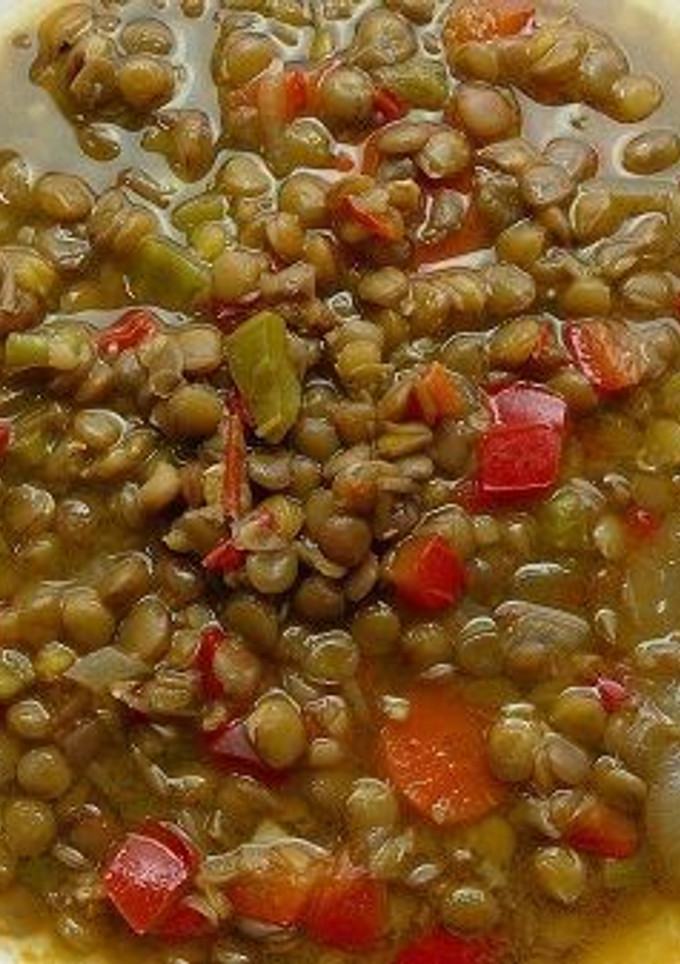 Una foto de Lentejas fácil