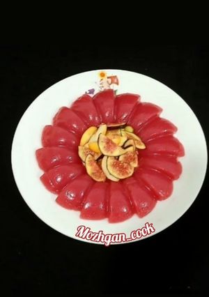 عکسی از دستور دسر هندوانه دارچینی