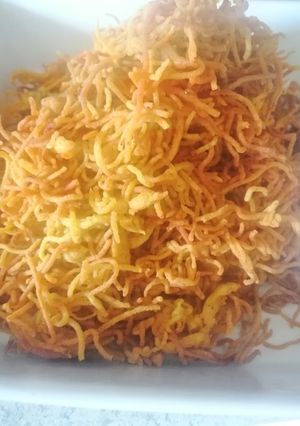 A picture of Aloo pudina bhujia.