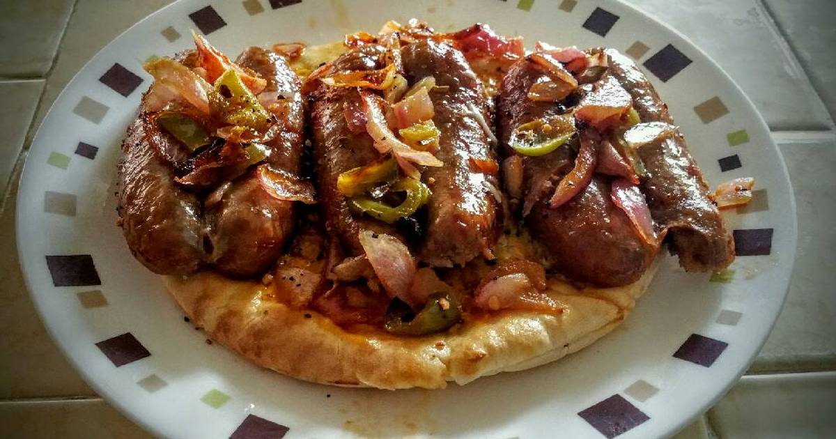 Italian Sausage Pita Recipe by Lamo's Kitchen Cookpad