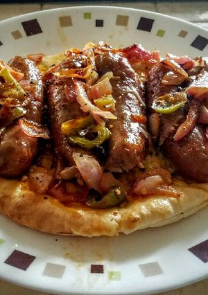 A picture of Italian Sausage Pita.