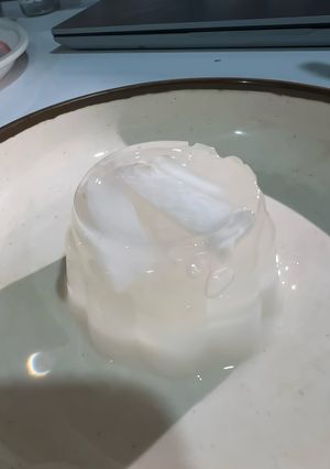Hình của món Rau câu dừa 2 tầng.