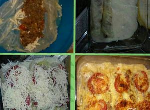 Una foto de Canelones de repollo