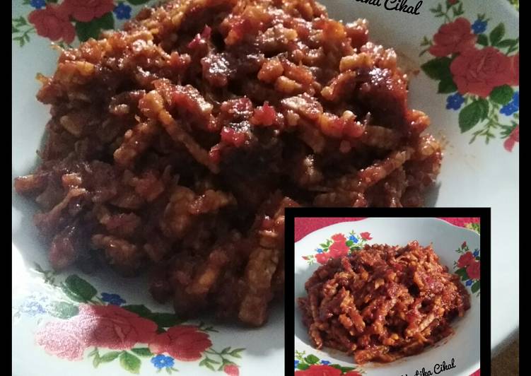 Cara Gampang Menyiapkan Sambel terasi tempe dan teri seuhah🔥, Menggugah Selera