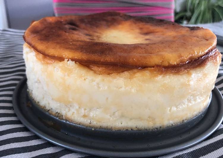 Tarta de queso viejo tostado y quark en olla GM G Deluxe