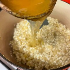A picture of Fennel and onion risotto bianco.