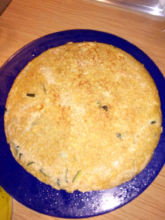 Una foto de Tortilla de Quinoa y calabacines