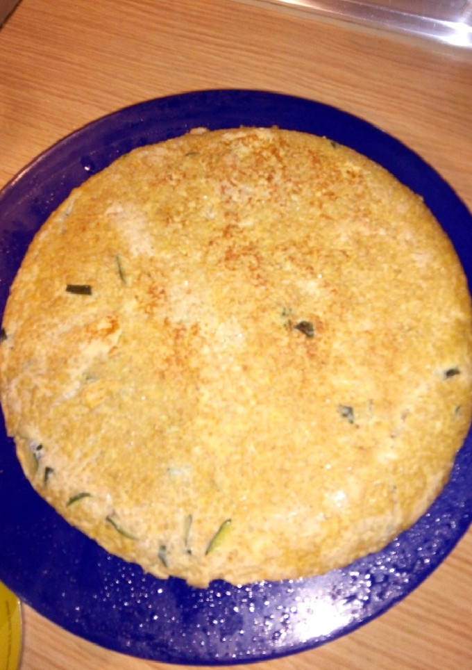 Una foto de Tortilla de Quinoa y calabacines