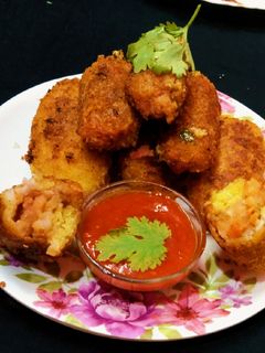 आलू ब्रेड कटलेट (aloo bread cutlet recipe in Hindi) रेसिपी मुख्य फोटो