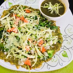 A picture of Moong dal dosa.