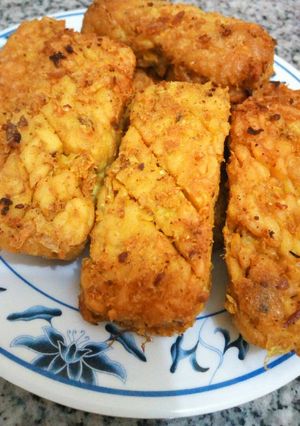 Foto resep Tempe goreng bumbu kuning
