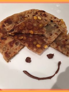 A picture of Chocolate PuranPoli.
