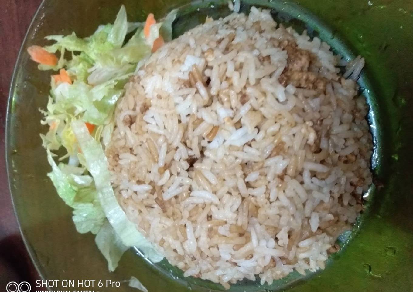 Simple egg fried rice