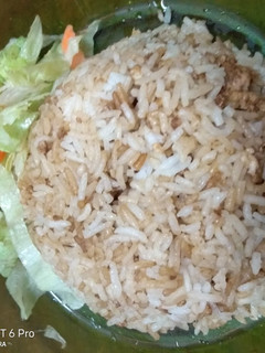 A picture of Simple egg fried rice.