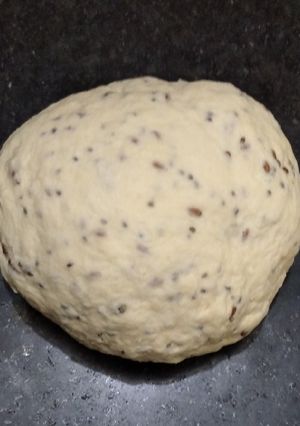Una foto de Masa de mayonesa para tartas (súper fácil)