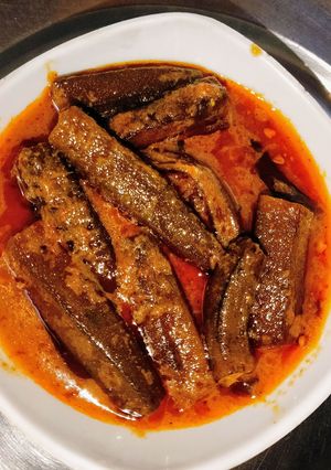 A picture of My Dahi Bhindi Curry.
